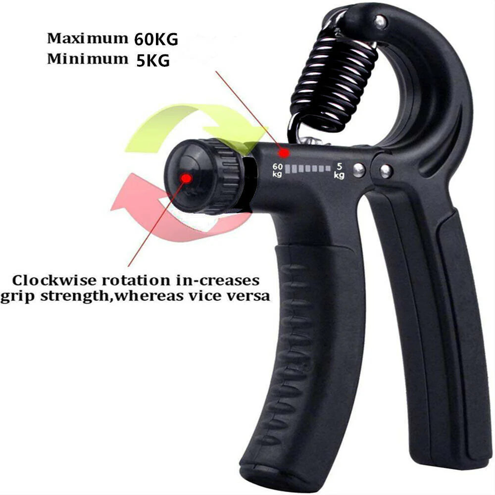 Adjustable Hand Grip Strength Trainer - Enhance Grip Strength and Wrist Power for Fitness and Rehabilitation